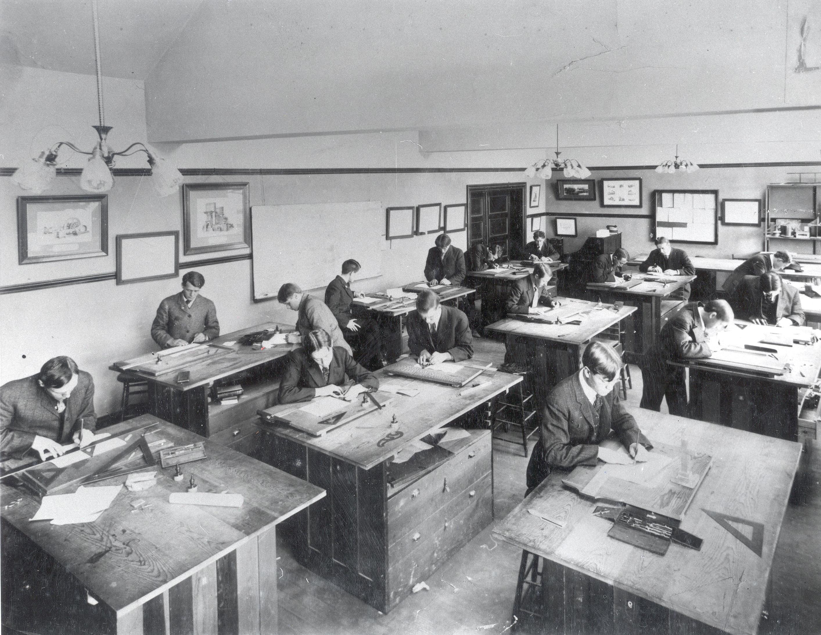 Palmer Hall Drafting Room 1906 <span class="cc-gallery-credit"></span>
